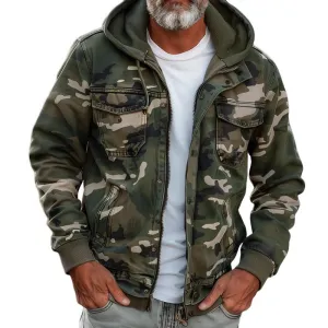 BACKWOODS | Men's camouflage cargo jacket