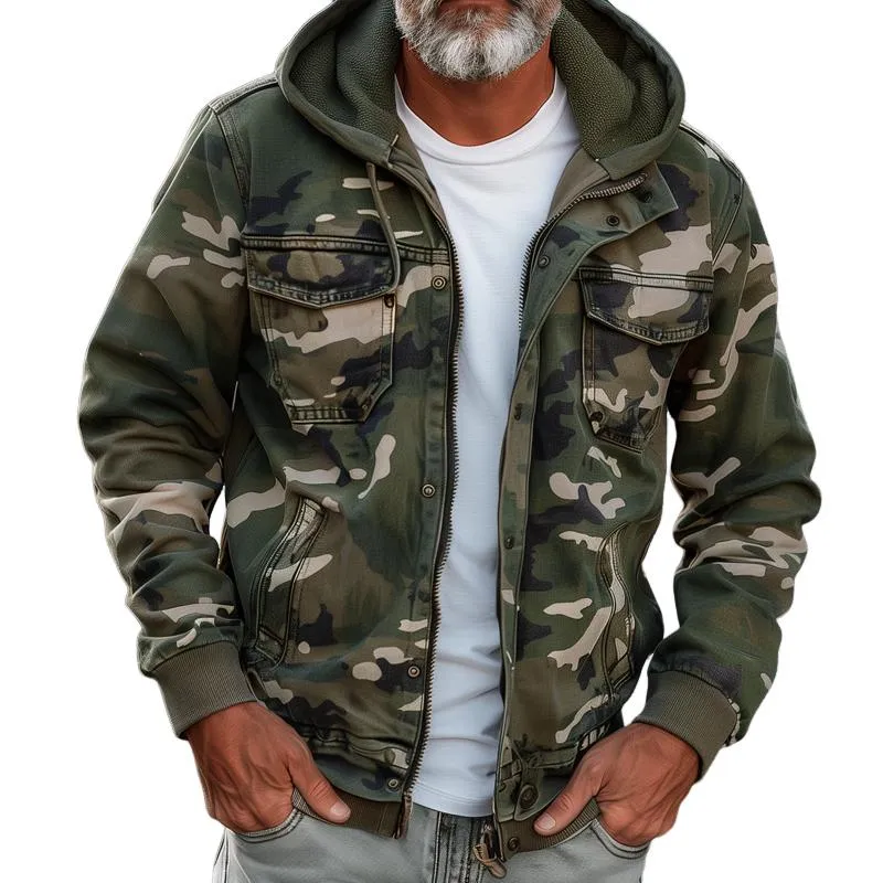 BACKWOODS | Men's camouflage cargo jacket