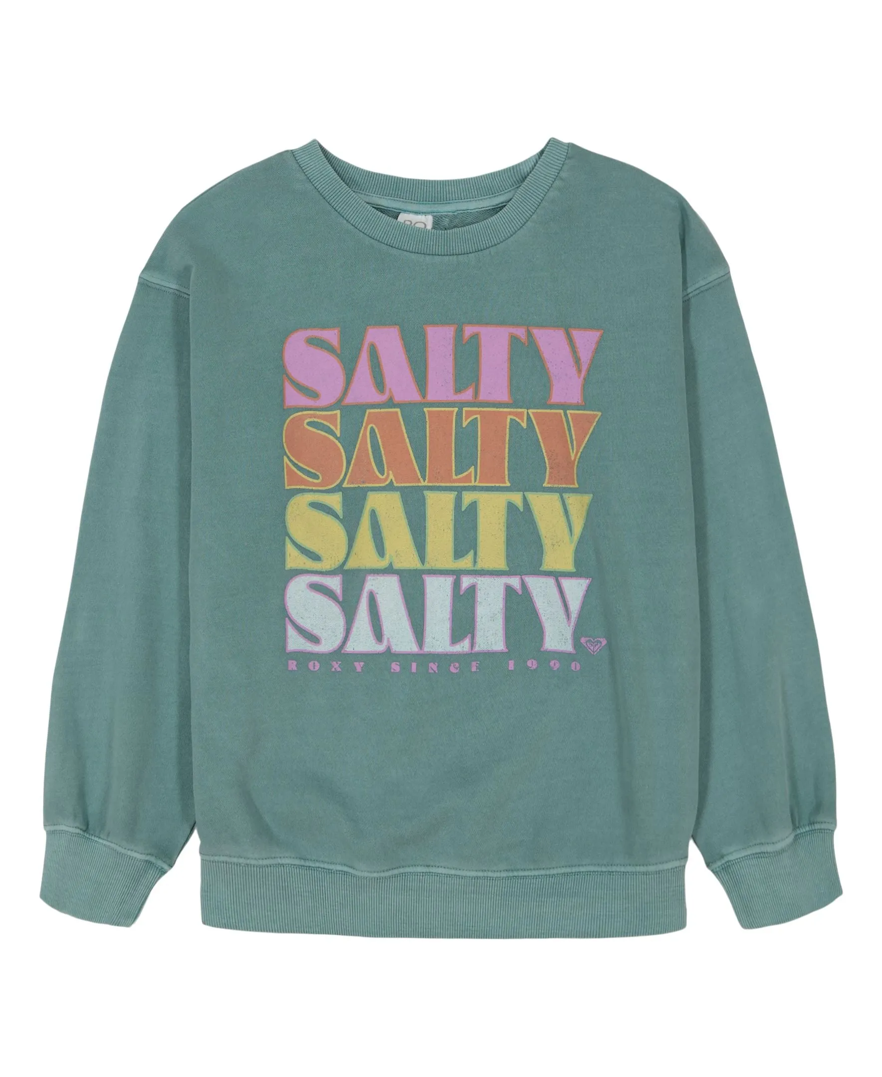 Girls 7-16 Salty Oversized Crew