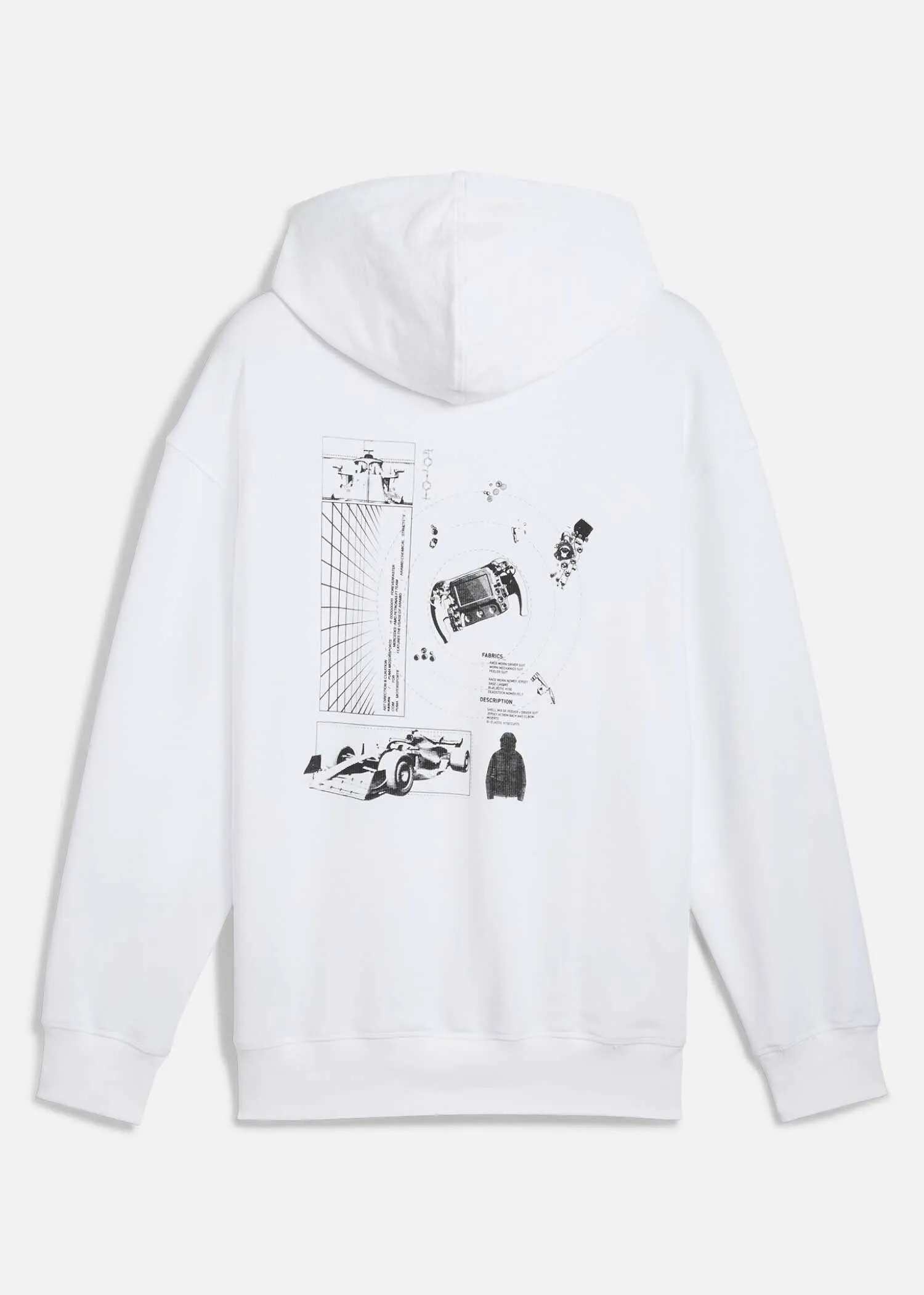Mercedes-AMG F1 x PUMA x RÆBURN Graphic Hoodie PUMA White